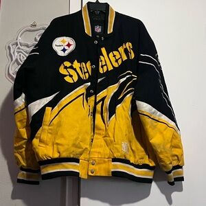NFL Black Jacket with Logo Patch